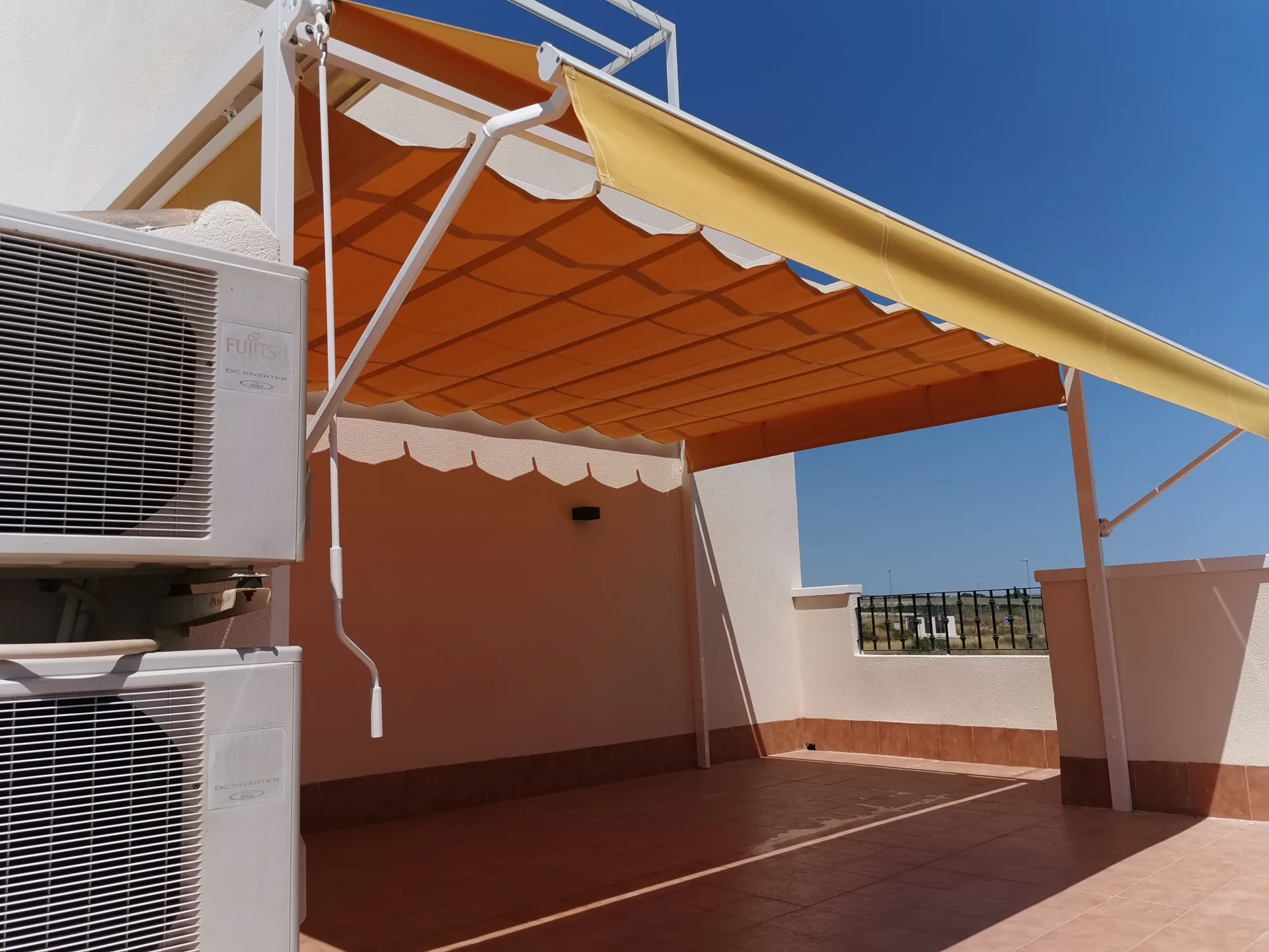 Pérgola terraza restaurante